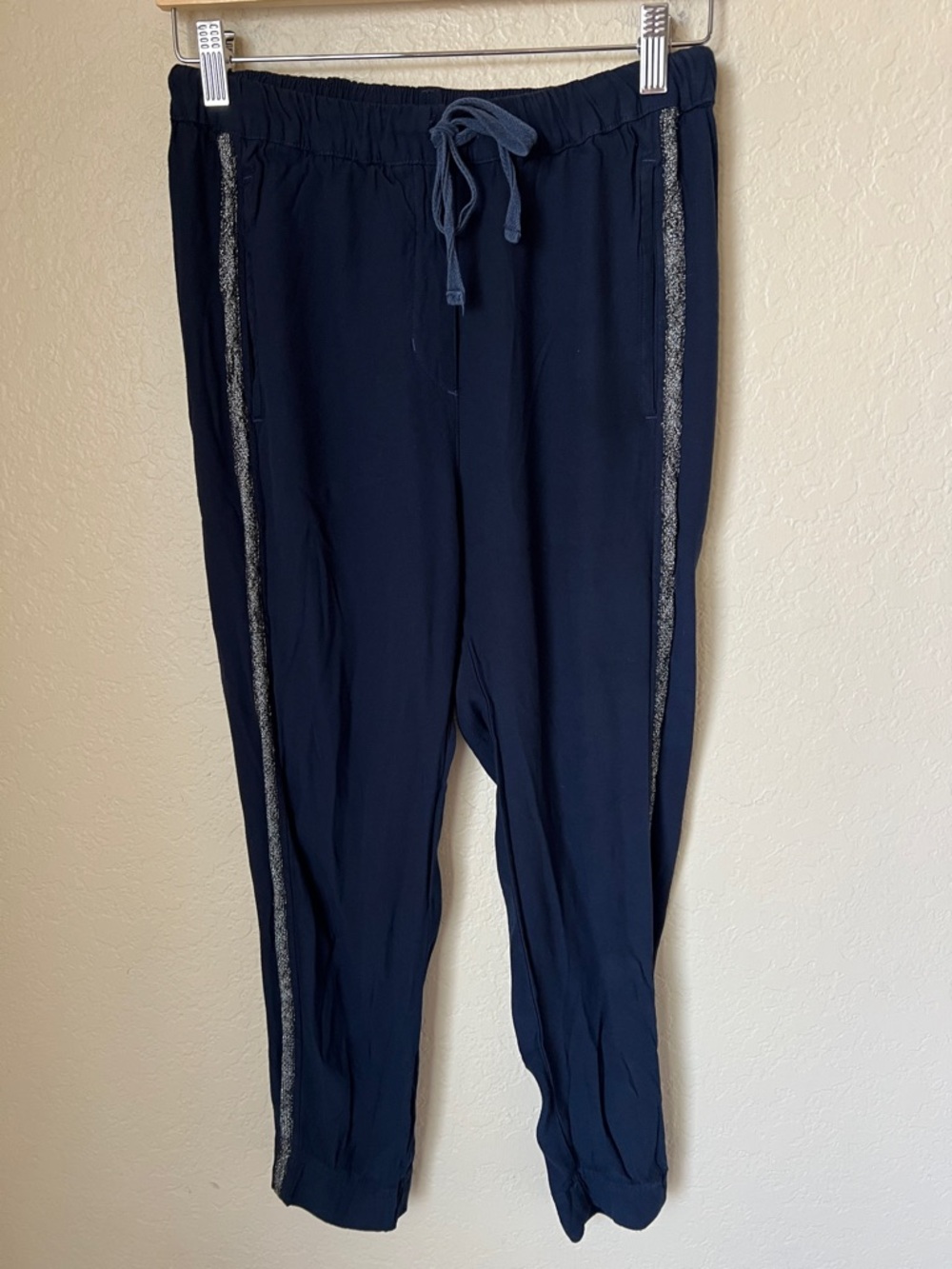 Xirena navy shimmer side stripe rex pant - Picture 2 of 10